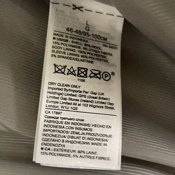 Banana Republic Moto Italian woven wool jacket - Picture 7 of 15